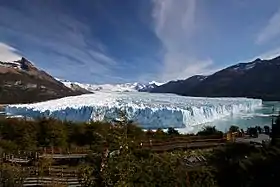 La péninsule de Magellan, face au glacier Perito Moreno.