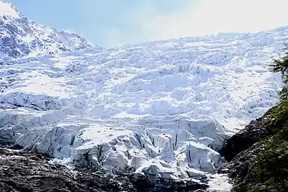 Depuis le Chalet du Glacier en 2021