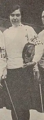 Davies aux Jeux olympiques de 1924.