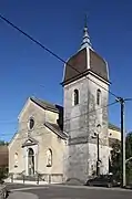 Le clocher de l'église.