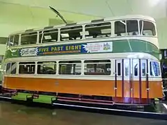 Glasgow Cunarder tramcar No. 1392