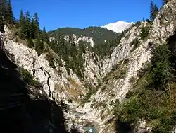 Vue du Gleirschbach.