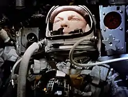John Glenn à bord de sa capsule Friendship 7.