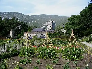 Jardins de Glenveagh Castle.