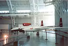 Le GlobalFlyer exposé dans le musée.