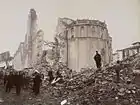 Ruines de l’abside de la cathédrale après le séisme de 1908 (cliché de Wilhelm von Gloeden).