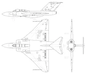 vue en plan de l’avion