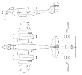 vue en plan de l’avion