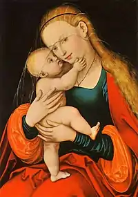 La Marie du Bon Secours de Lucas Cranach l'Ancien.