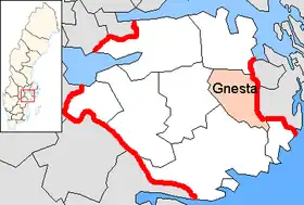 Localisation de Gnesta