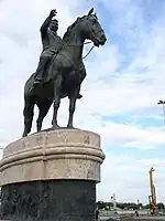 Statue de Gotsé Deltchev.