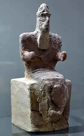 Statuette d'Enlil, Musée national d'Irak, 1800-1600 av. J.-C.