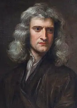 Portrait d'un homme à cheveux longs, vêtu de sombre.