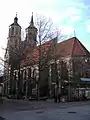 Saint-Jean de Göttingen, église-halle en pierre (grès) en Basse-Saxe