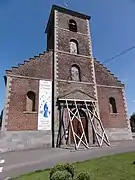 L'église, façade.