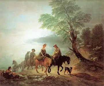 Going to Market, Early Morning (1773), Thomas Gainsborough