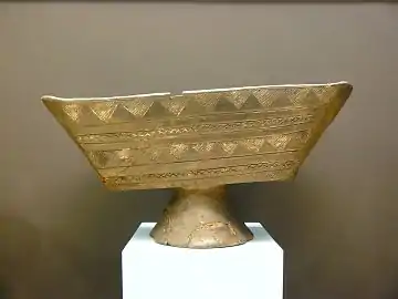 Coupe en terre cuite (culture de Golasecca), milieu du VIIe siècle av. J.-C.