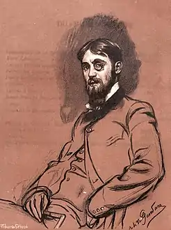 Portrait d'André Rouveyre, paru dans La Morale des lignes de Mécislas Golberg (1908).