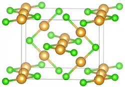 Image illustrative de l’article Chlorure d'or(I)