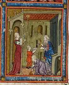 Haggadah dorée, 1320.