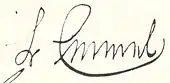 signature de Leopold Emmel