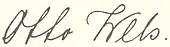 signature d'Otto Wels