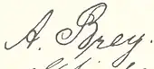 signature d'August Brey