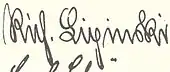 signature de Richard Lipinski