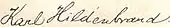 signature de Karl Hildenbrand