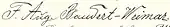 signature d'August Baudert