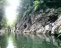 Photographie de gorges du Calore Lucano à Romolino