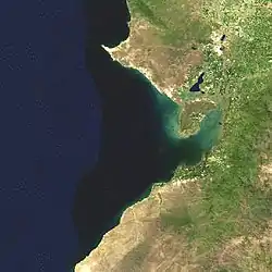 Image satellite du Golde de Guayaquil