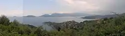 Vue depuis la serra de Lerici.