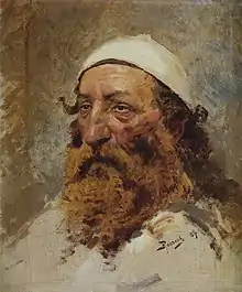 Tête de Juif (étude, 1884, musée Russe)