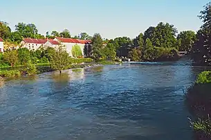 Seine et bief du moulin au fond.