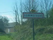 Entrée de la commune