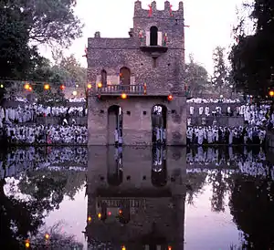 Célébration de Timqet à Gonder