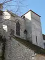 Clocher inachevé au nord, vue depuis le nord-est.