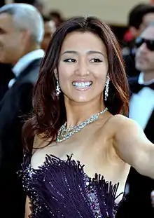 Gong Li, première présidente du jury, en 2014