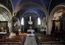 Intérieur de l'église.