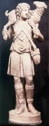 Jésus imberbe comme « le Bon Pasteur », Rome, v. 300 après J.-C.