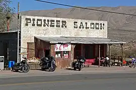 The Pioneer Saloon, construit en 1913 (Goodsprings, Nevada).