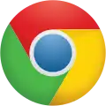 Logo de Chrome du 3 avril 2011 au 9 mars 2015.