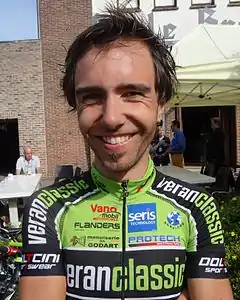 Serge Dewortelaer lors de la Gooikse Pijl 2014.