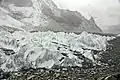 Vue du glacier.