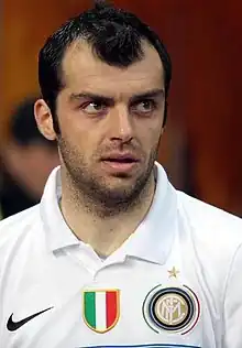 Goran Pandev en 2010 sous le maillot de l'Inter Milan.