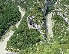 Gorges du Verdon au balcon de la Mescla