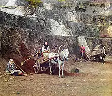 Travail à la mine Bakalcki.