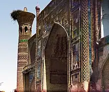 Iwan de la madrasa d'Topchi-Bashi, Boukhara en Ouzbékistan.