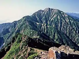 Vue du mont Goryū.